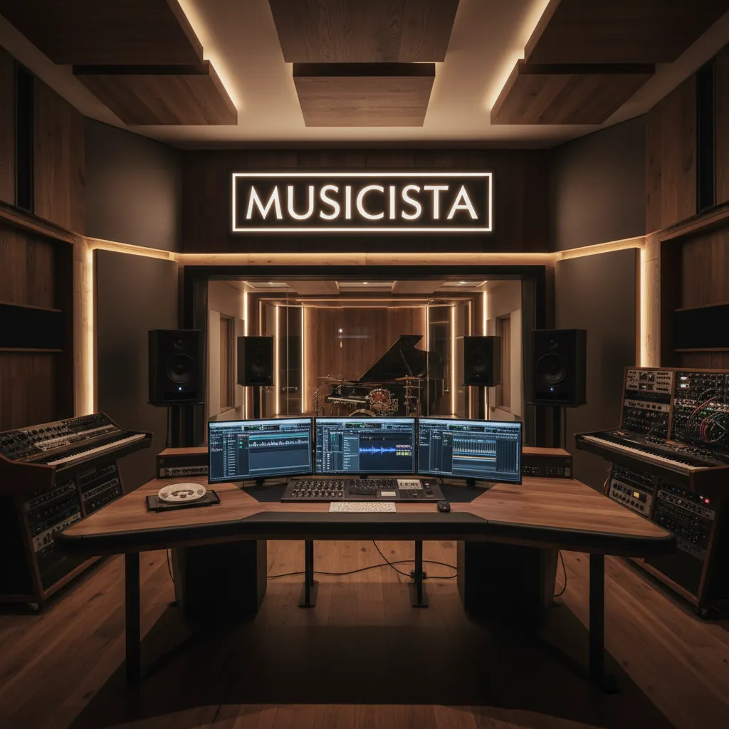 Musicista in studio